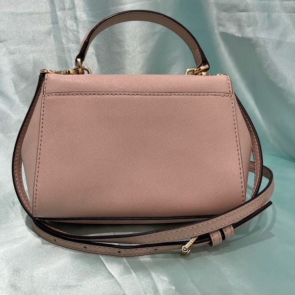 Michael Kors - Soft Pink Color Leather Mini Satchel Bag LIKE NEW! - Picture 3 of 12